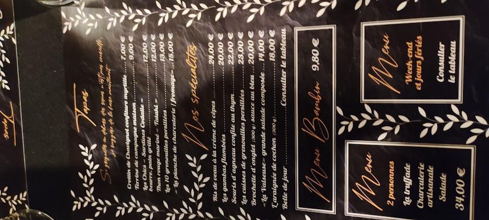 Auberge Ma Plus Belle Histoire - Menu Image 3